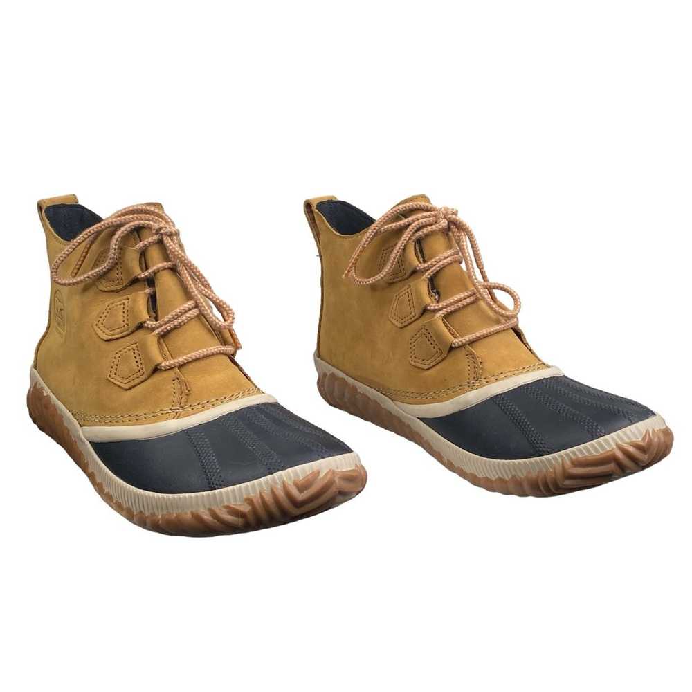 Sorel Women’s Out and About Brown Leather Duck Bo… - image 5