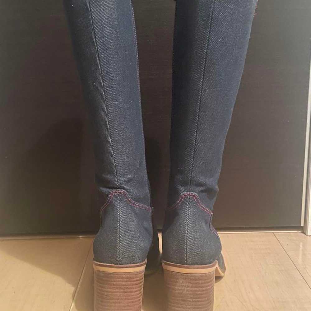 DIANA Denim Long Boots - image 3