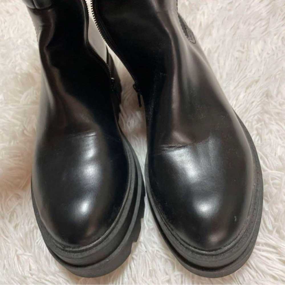 Lowry's Farm Long Boots Large Size M Black Thick … - image 6