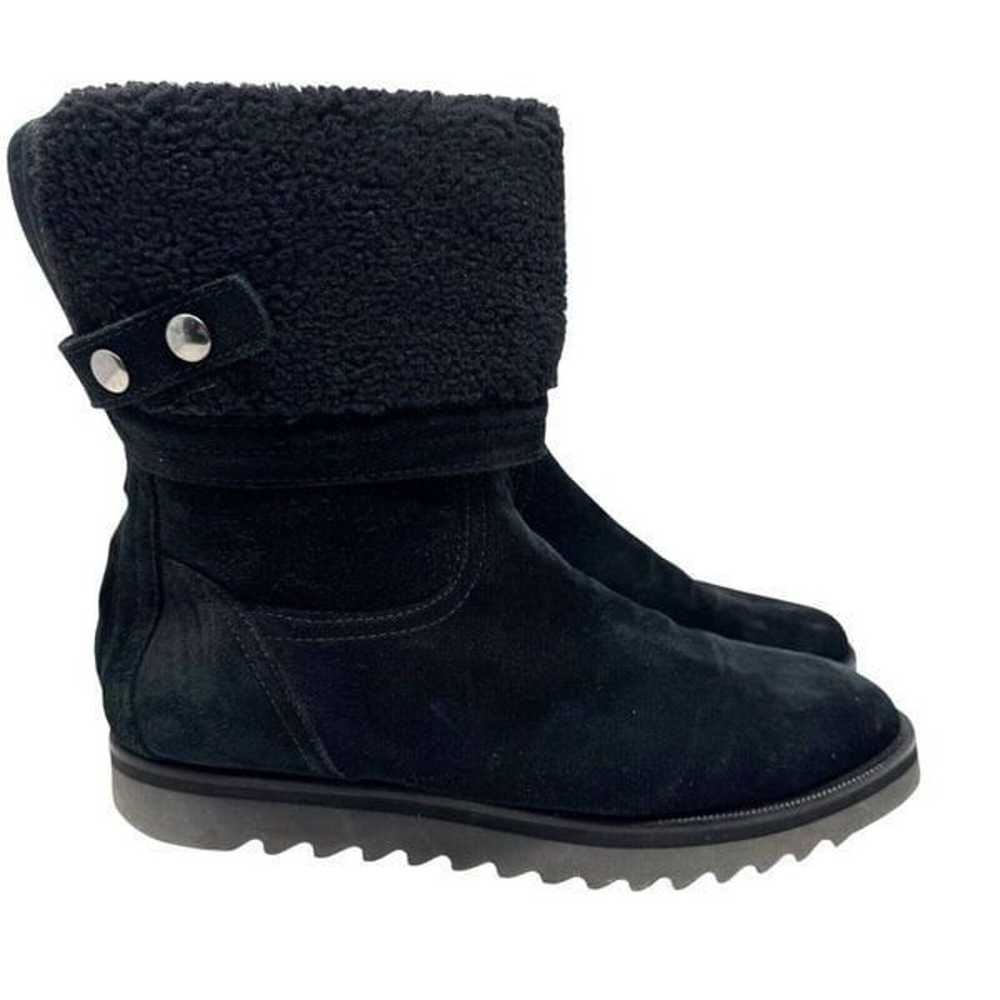 Aquatalia Women Perdi Plush Lining Black Suede wa… - image 1