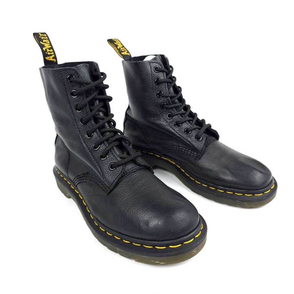 Dr. Martens 1460 Pascal Black Leather Lace Up Boo… - image 1