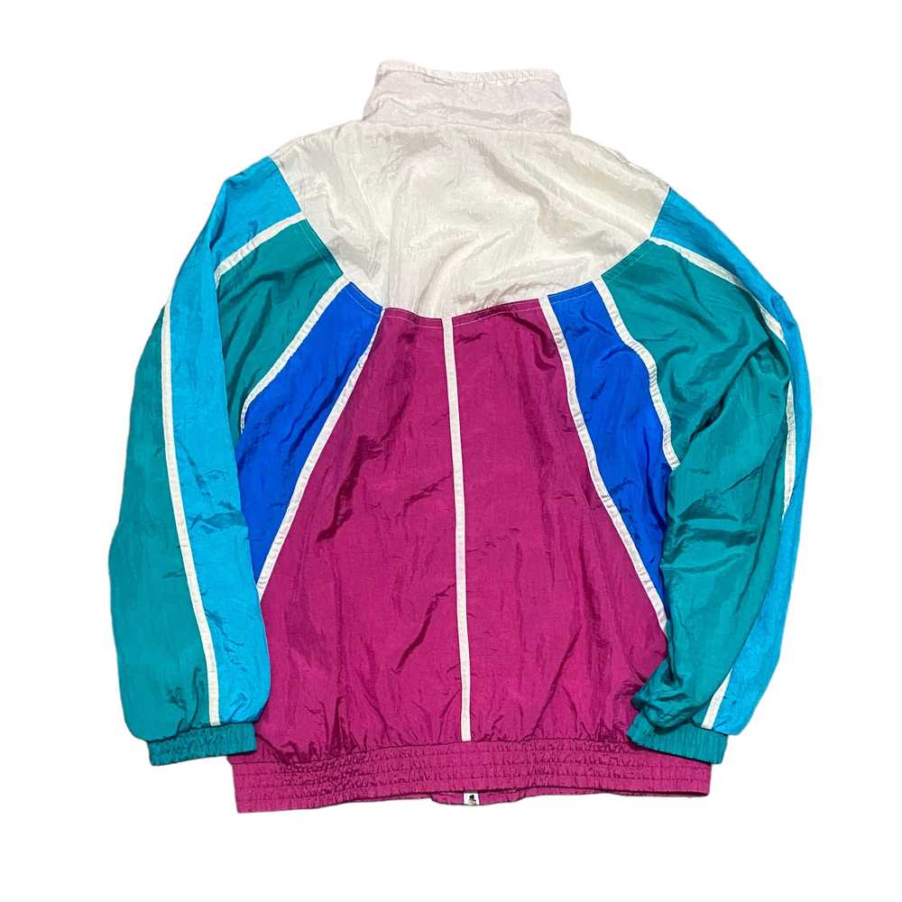 Vintage Vintage 80s Bold Spirit Zip Up Windbreake… - image 3