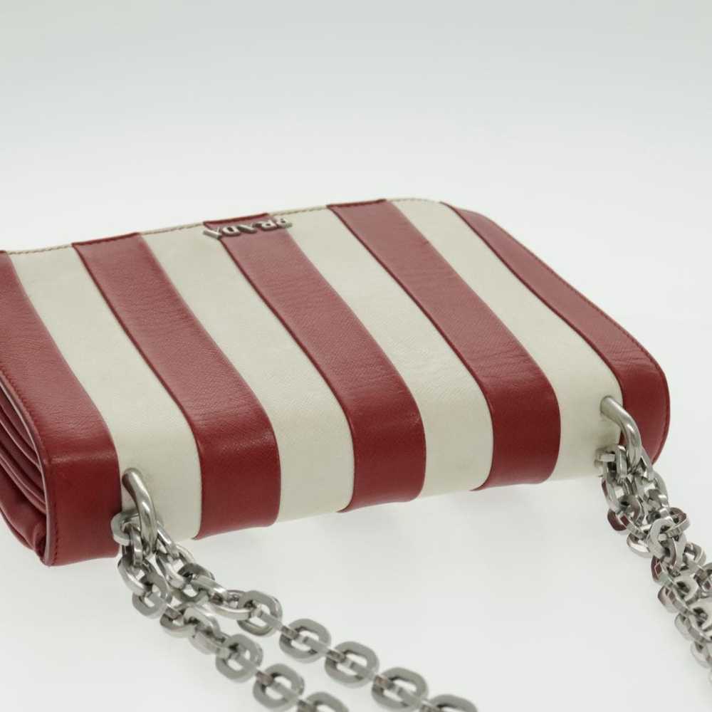 Prada PRADA Chain Shoulder Bag Safiano leather Re… - image 6