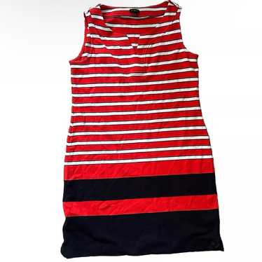 Women’s Talbots Striped Red White And Blue Tank T… - image 1