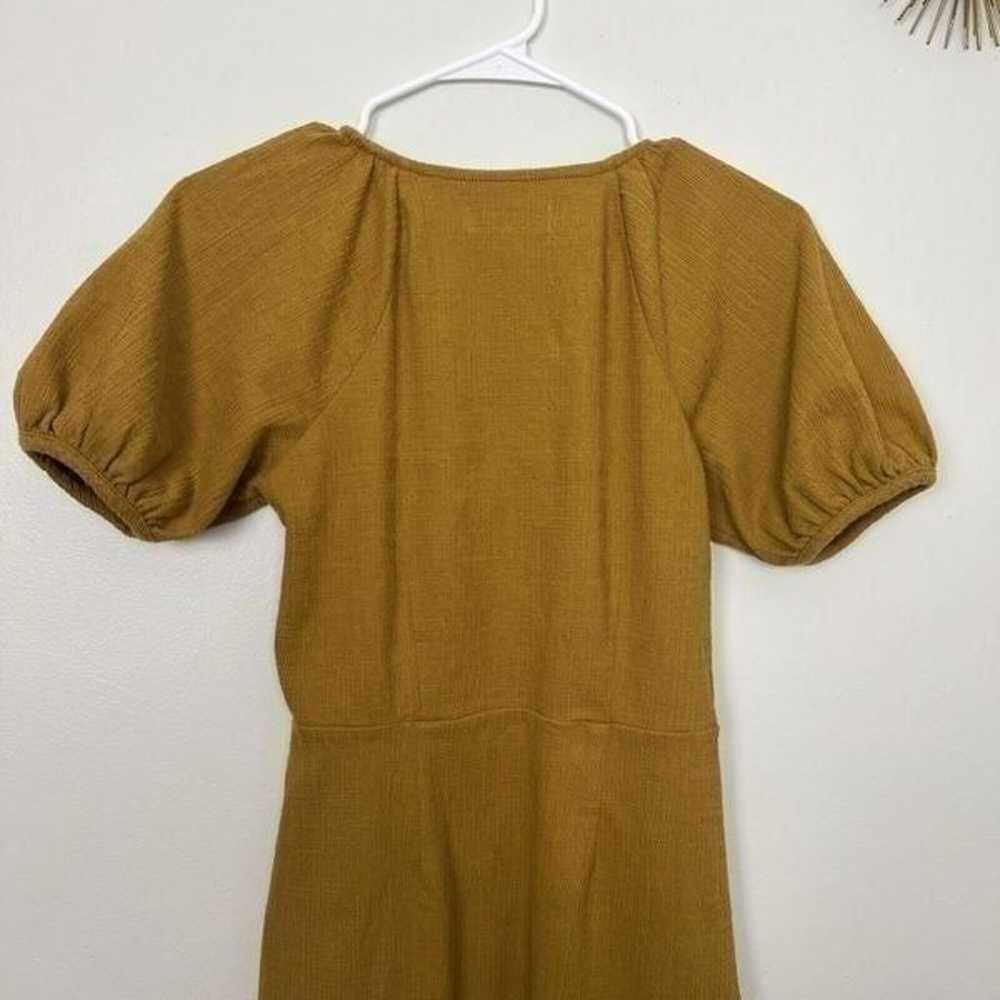 Madewell Texture & Thread  Mini Dress Small Puff-… - image 4