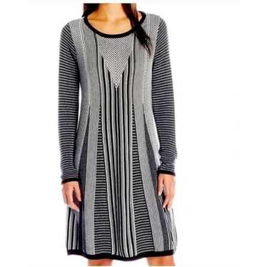 PrAna Whitley Black, Gray, & White Midi Length Sw… - image 1