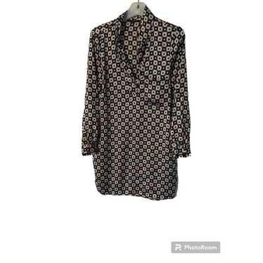 Zara Geometric Print Shirt Dress SZ S-M - image 1