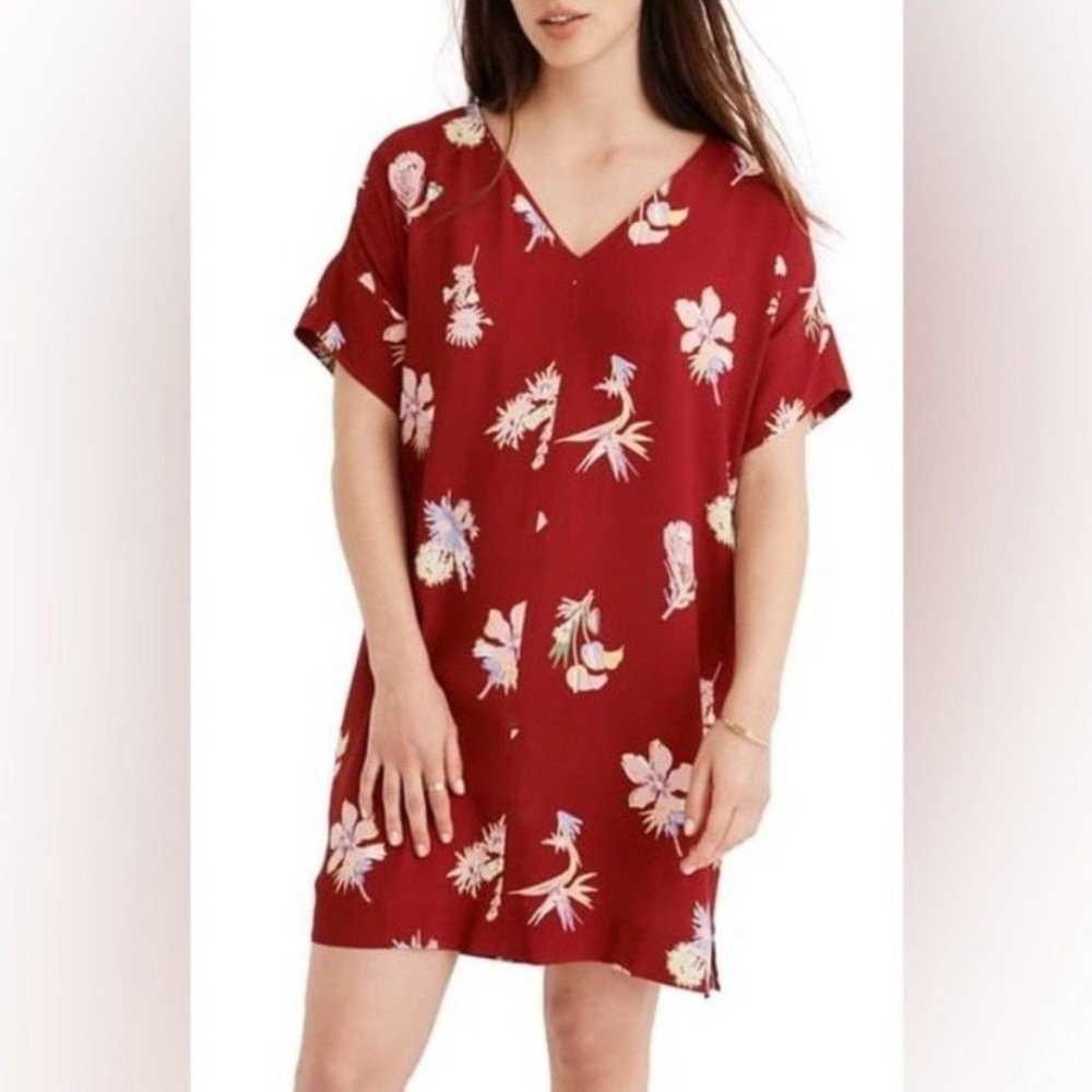 Madewell Novel Bird of Paradise Shortsleeved Dres… - image 1