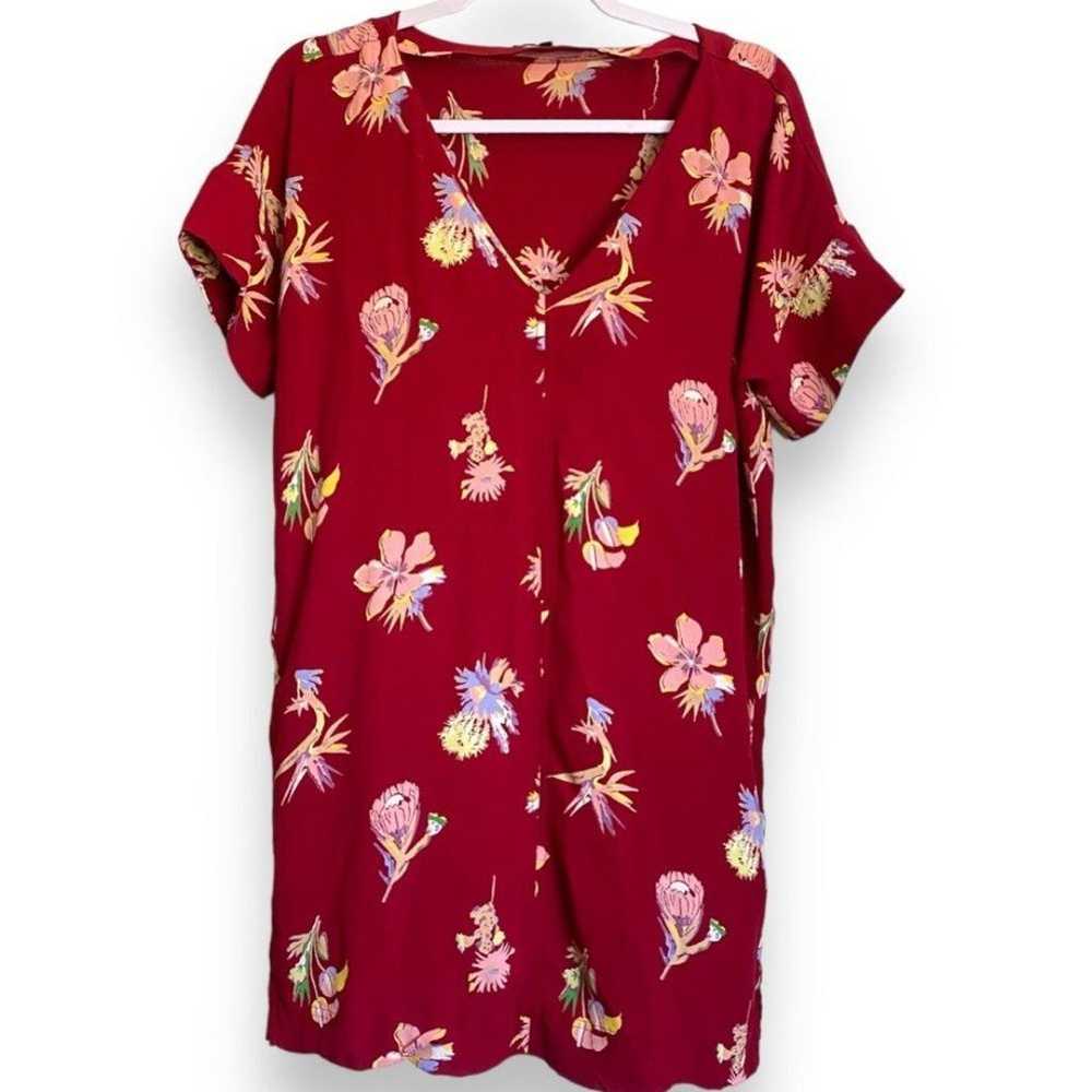 Madewell Novel Bird of Paradise Shortsleeved Dres… - image 2