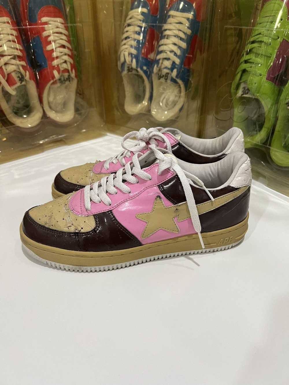 Bape OG BAPE “PINK COFFEE” BAPESTA - image 4