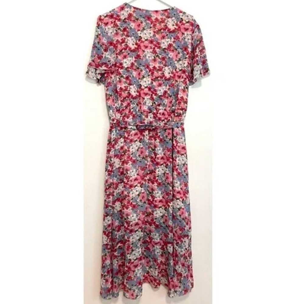 PRETTYGARDEN Floral Boho Dress Wrap V-Neck Short … - image 10