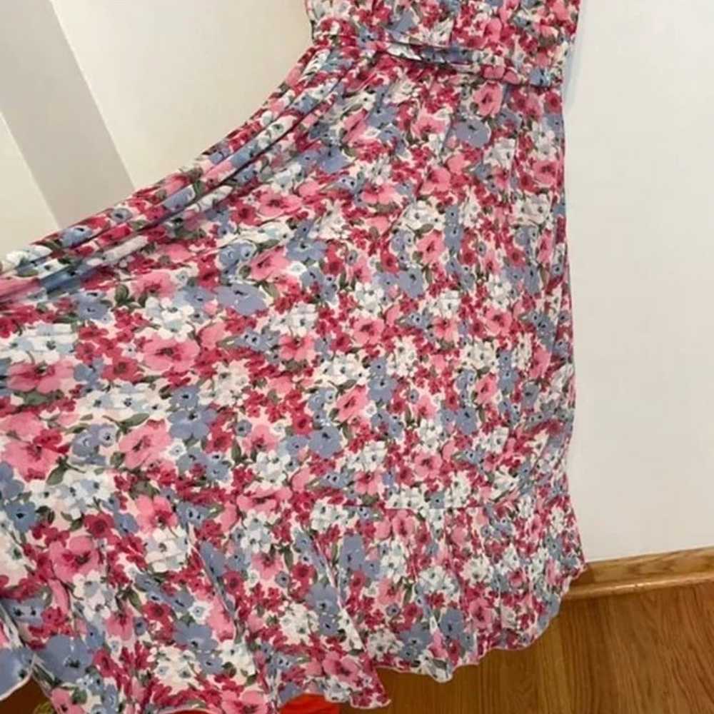 PRETTYGARDEN Floral Boho Dress Wrap V-Neck Short … - image 12