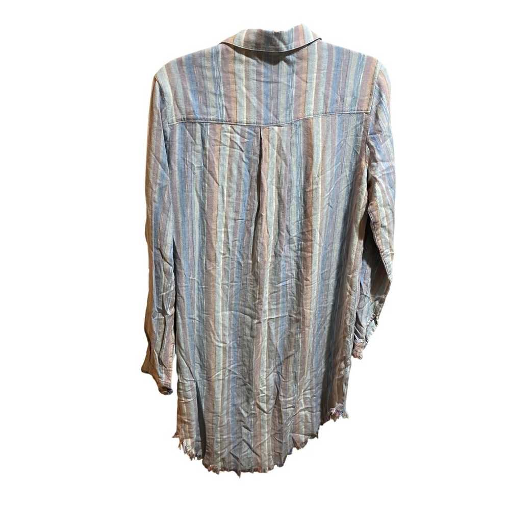 Chambray Striped Anthropologie Cloth & Stone Shir… - image 2