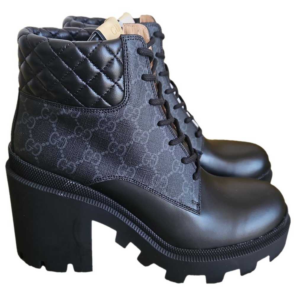 Gucci Leather biker boots - image 1