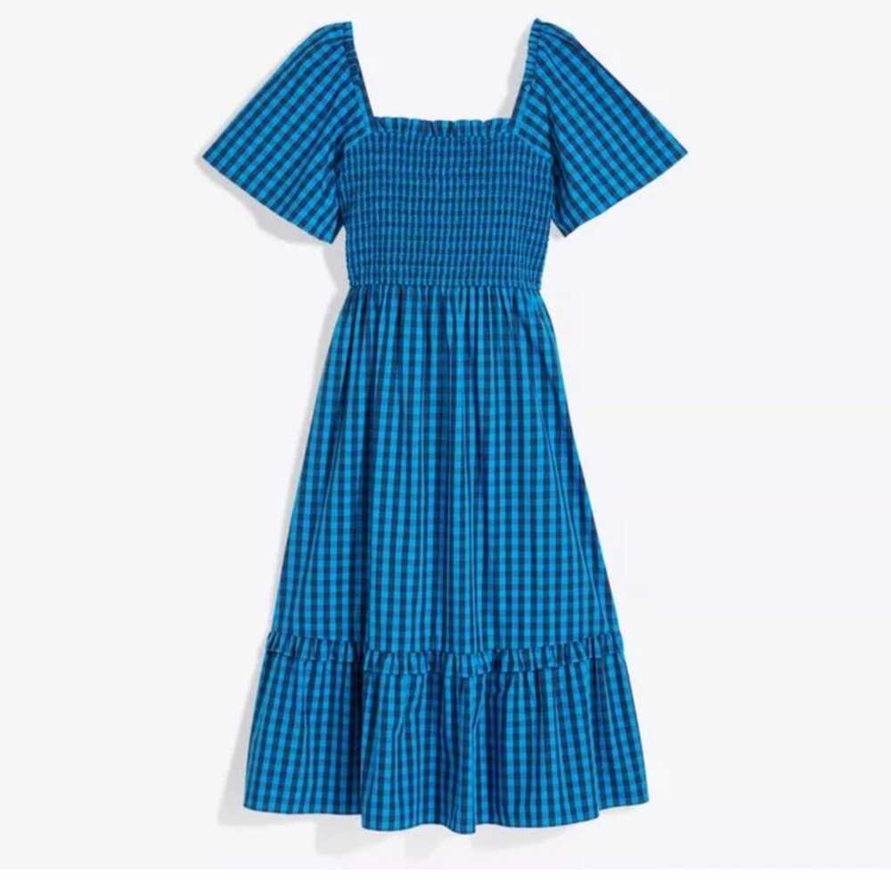 DRAPER JAMES Deana Smocked MIDI SHORT SLEEVE Dres… - image 5