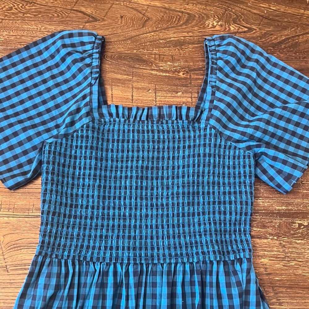 DRAPER JAMES Deana Smocked MIDI SHORT SLEEVE Dres… - image 8