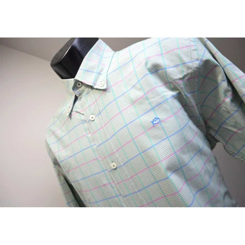 Southern Tide Classic Fit Plaid Dress Shirt in St… - image 1