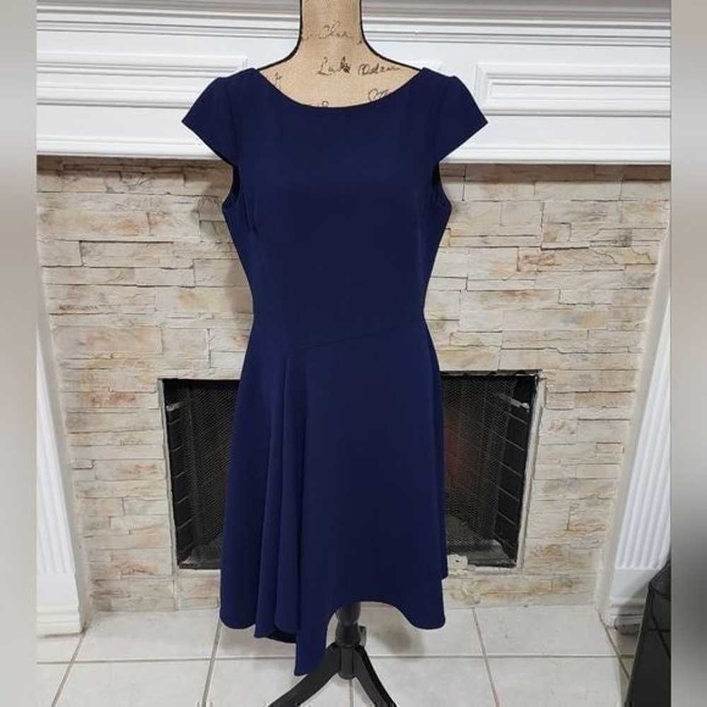 Harper rose blue cap sleeve rockabilly fit n flar… - image 1