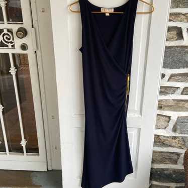 Michael kors navy sleeveless dress Med