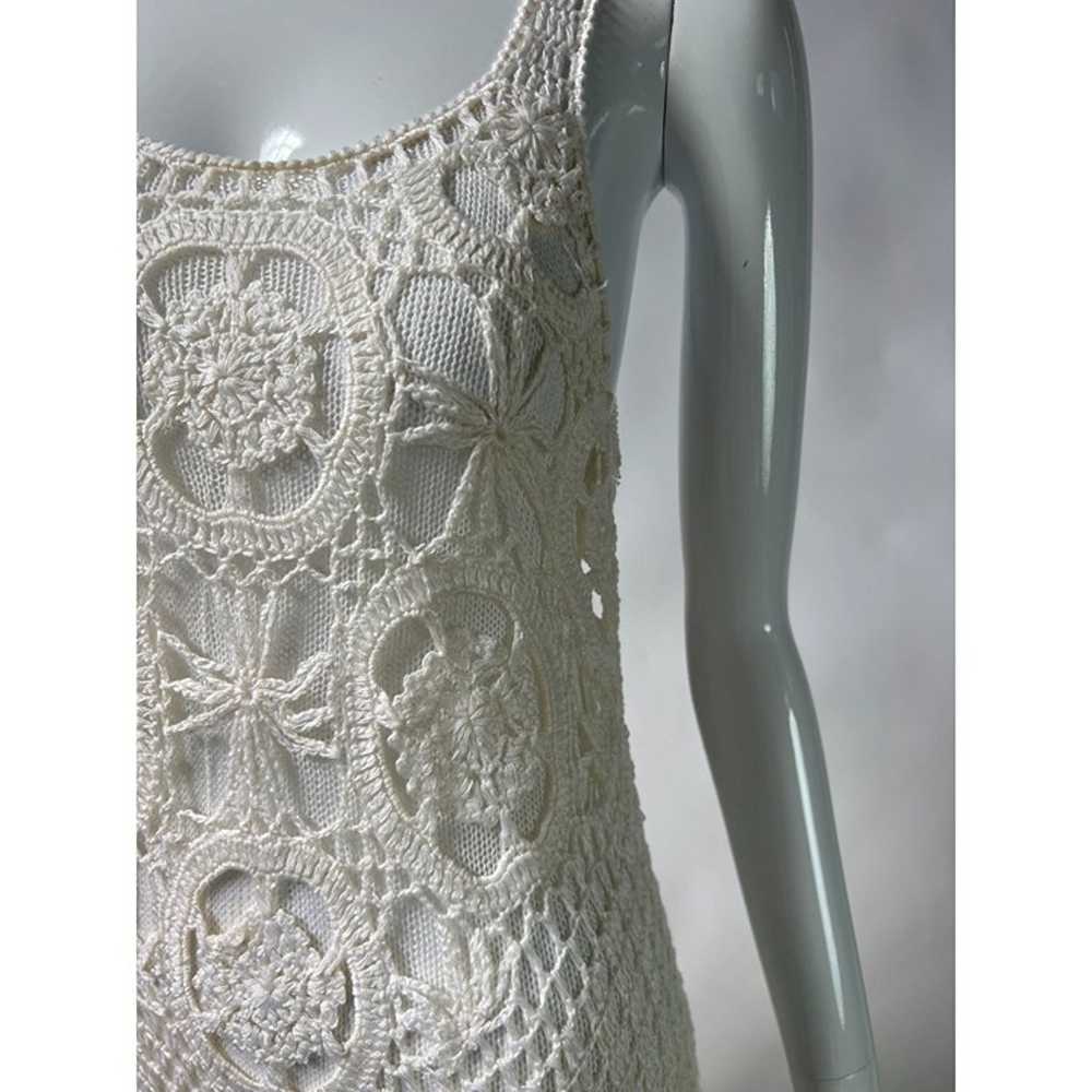 Vintage Crochet Lace Sleeveless Dress For Women I… - image 11