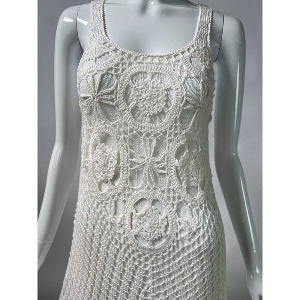 Vintage Crochet Lace Sleeveless Dress For Women I… - image 12