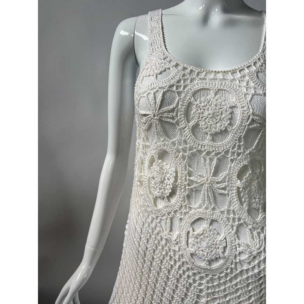 Vintage Crochet Lace Sleeveless Dress For Women I… - image 2