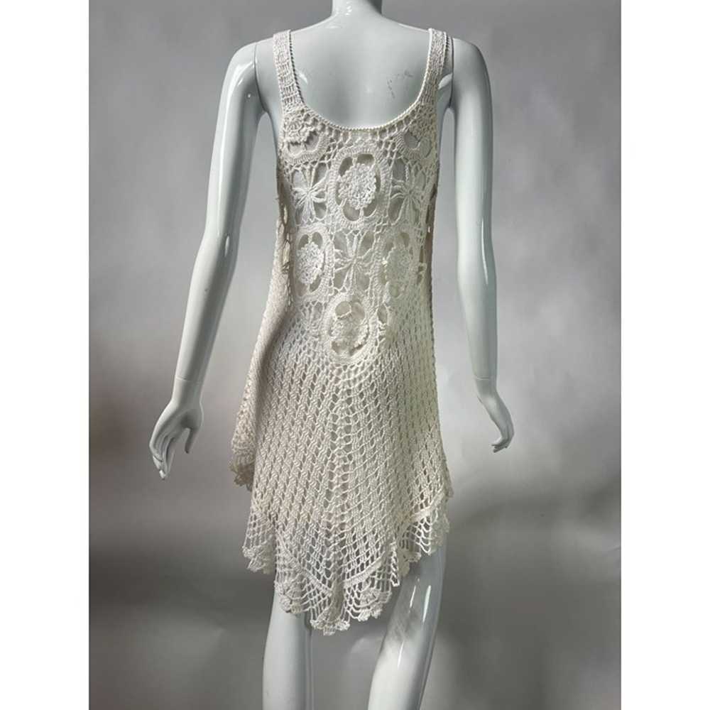 Vintage Crochet Lace Sleeveless Dress For Women I… - image 5