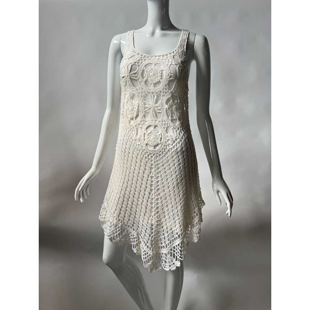 Vintage Crochet Lace Sleeveless Dress For Women I… - image 7