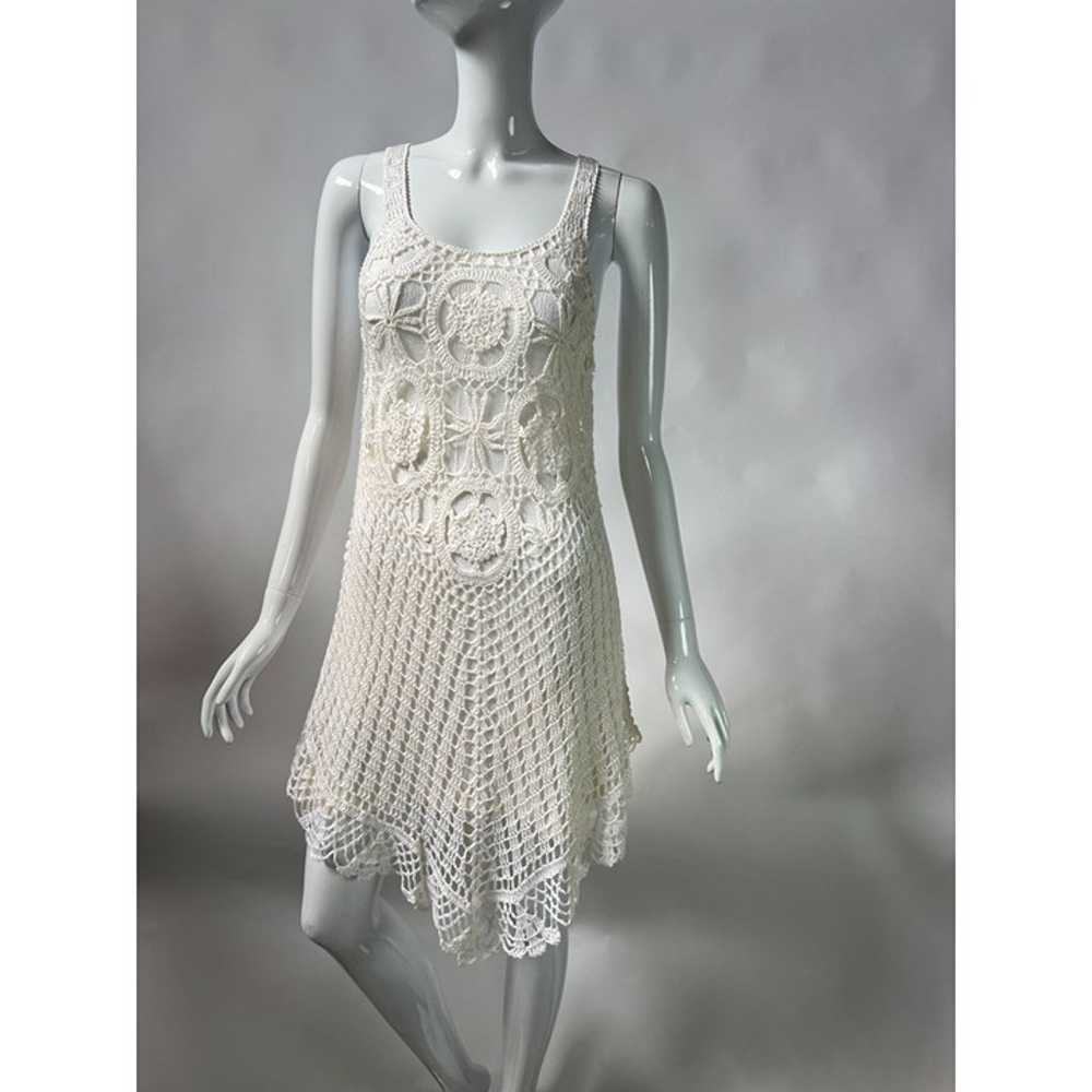 Vintage Crochet Lace Sleeveless Dress For Women I… - image 8