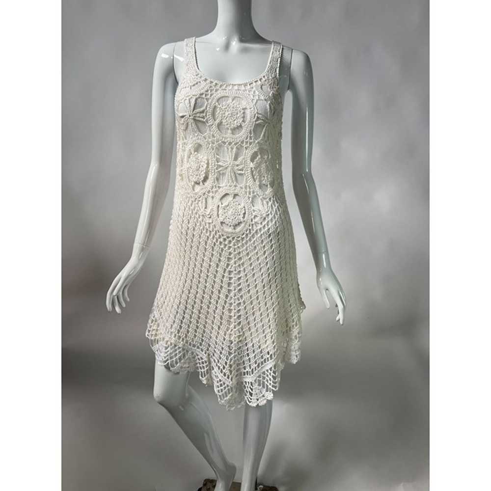 Vintage Crochet Lace Sleeveless Dress For Women I… - image 9