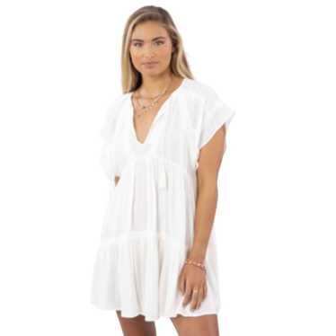 Ripcurl white minidress size medium