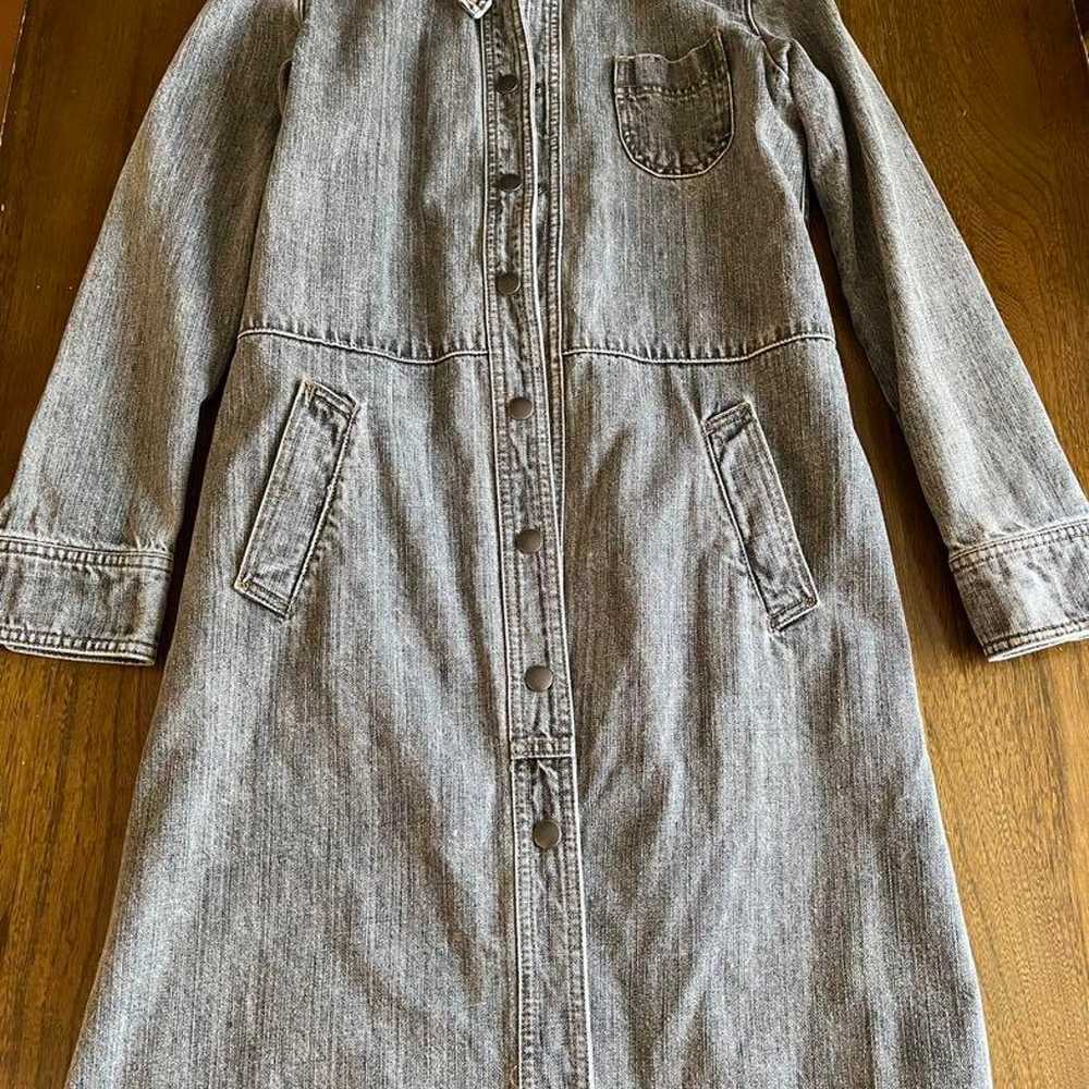 Denim Long Sleeve Shirt Dress Long Sleeve - image 5