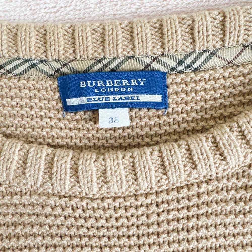 【Excellent Condition】Burberry Blue Label Cable Kn… - image 3