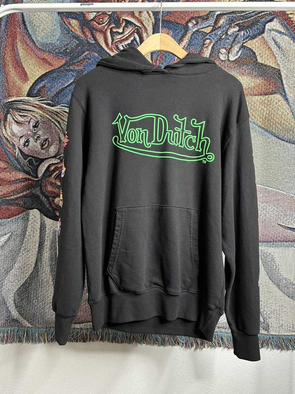 Von Dutch 👁️Von Dutch👁️ Logo Hoodie Size Small - image 2