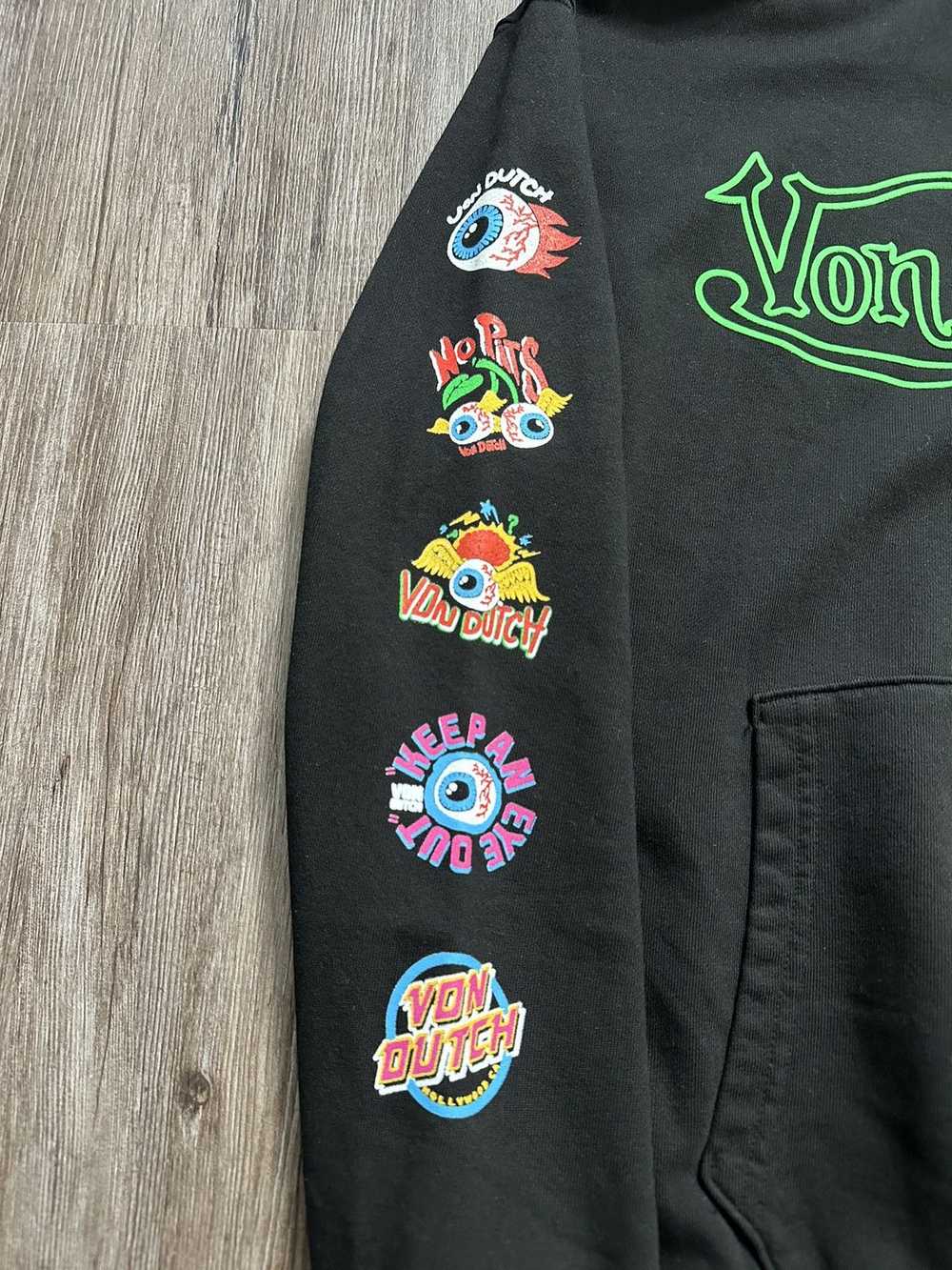 Von Dutch 👁️Von Dutch👁️ Logo Hoodie Size Small - image 6