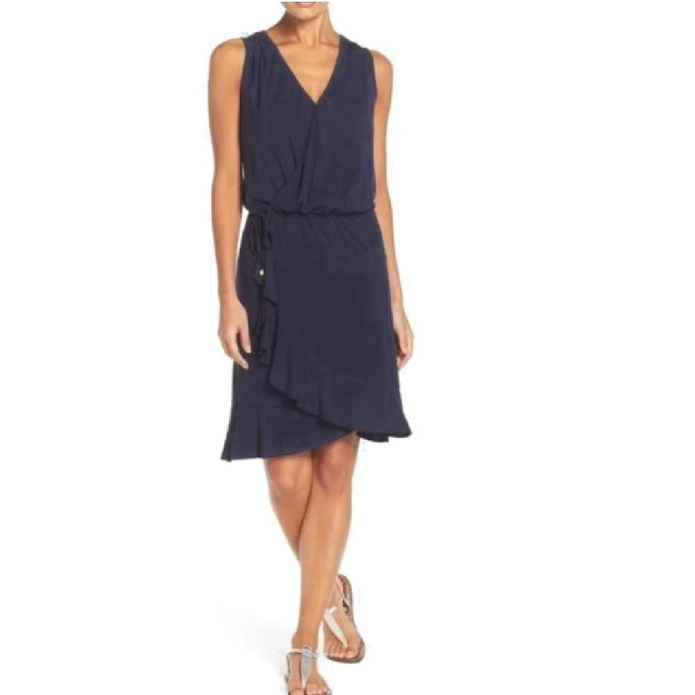 Tory Burch Jersey Knit Ruffled-Hem Wrap Dress in … - image 10