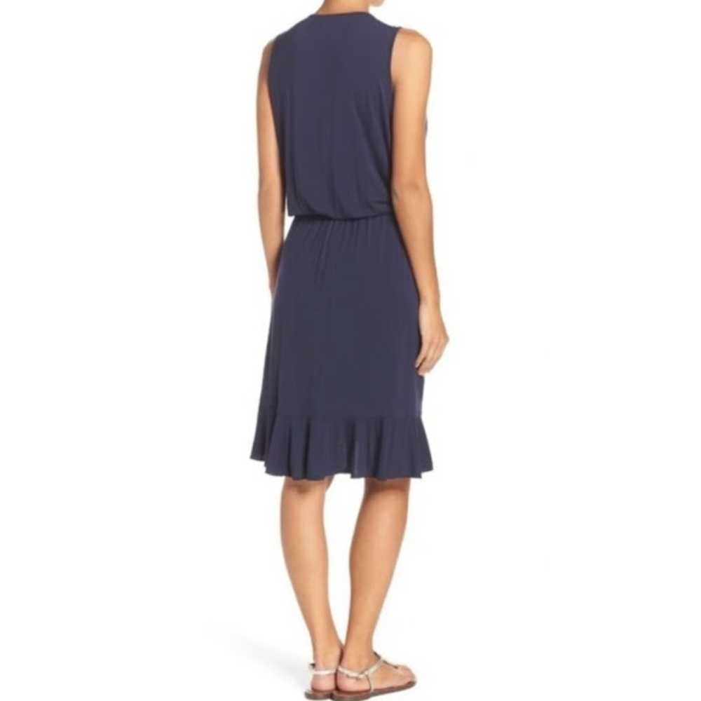 Tory Burch Jersey Knit Ruffled-Hem Wrap Dress in … - image 5