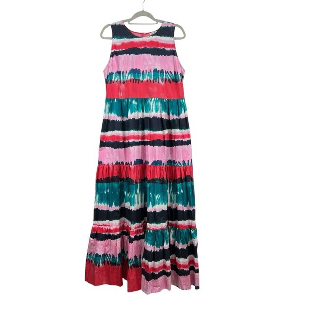 Tyler Boe Tie Dyed Tiered Maxi Dress Size L Hippi… - image 3