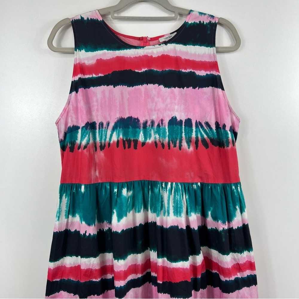 Tyler Boe Tie Dyed Tiered Maxi Dress Size L Hippi… - image 4