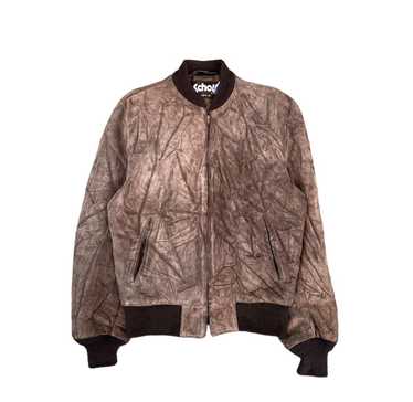 ジャケット・アウター 80s Schott suede leather bomber jkt Schott 80s Suede Leather Bomber Jacket MA-1 Style Vintage