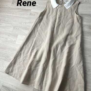 Rene Linen Sleeveless Dress 38 - image 1