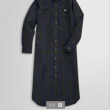 Brooks Brothers Black Watch Shirt Dress