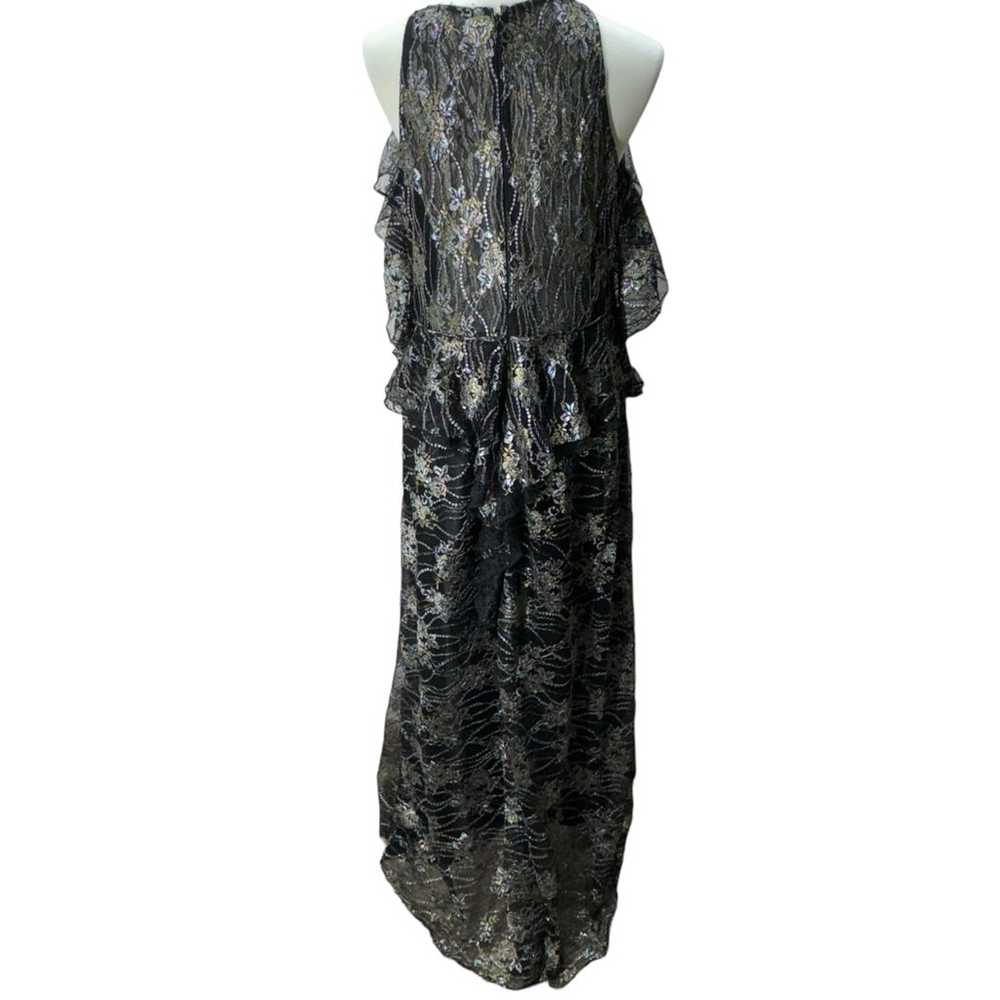 Tahari ASL Women's Metallic Lace Gown - image 12