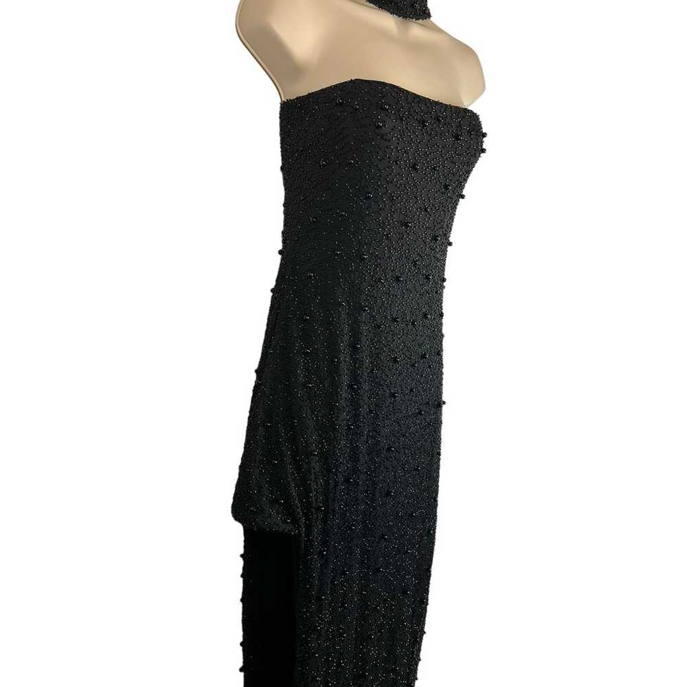 Oh Polly Belgravia Gown Black Beaded Dress Formal… - image 10