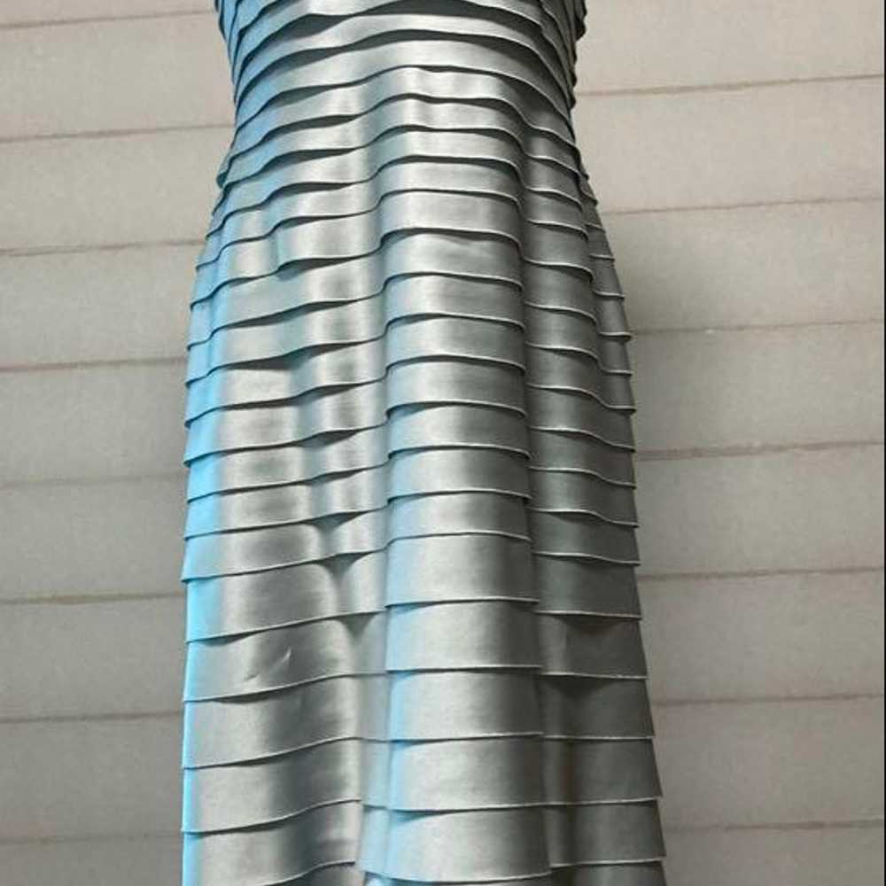 TADASHI SHOJI Party Dress Silver 4 - image 1