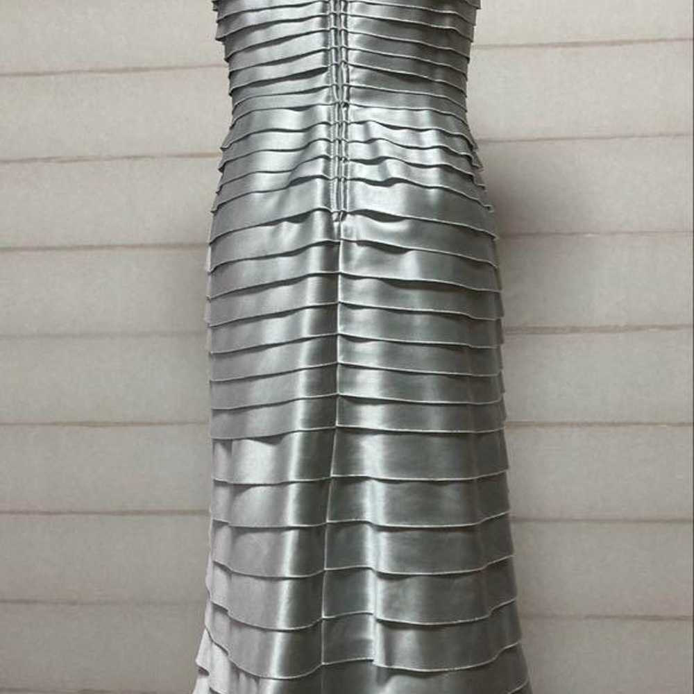 TADASHI SHOJI Party Dress Silver 4 - image 3