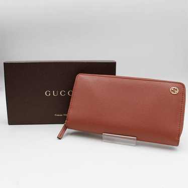 Gucci Authentic GG Interlocking Round Zipper Long… - image 1