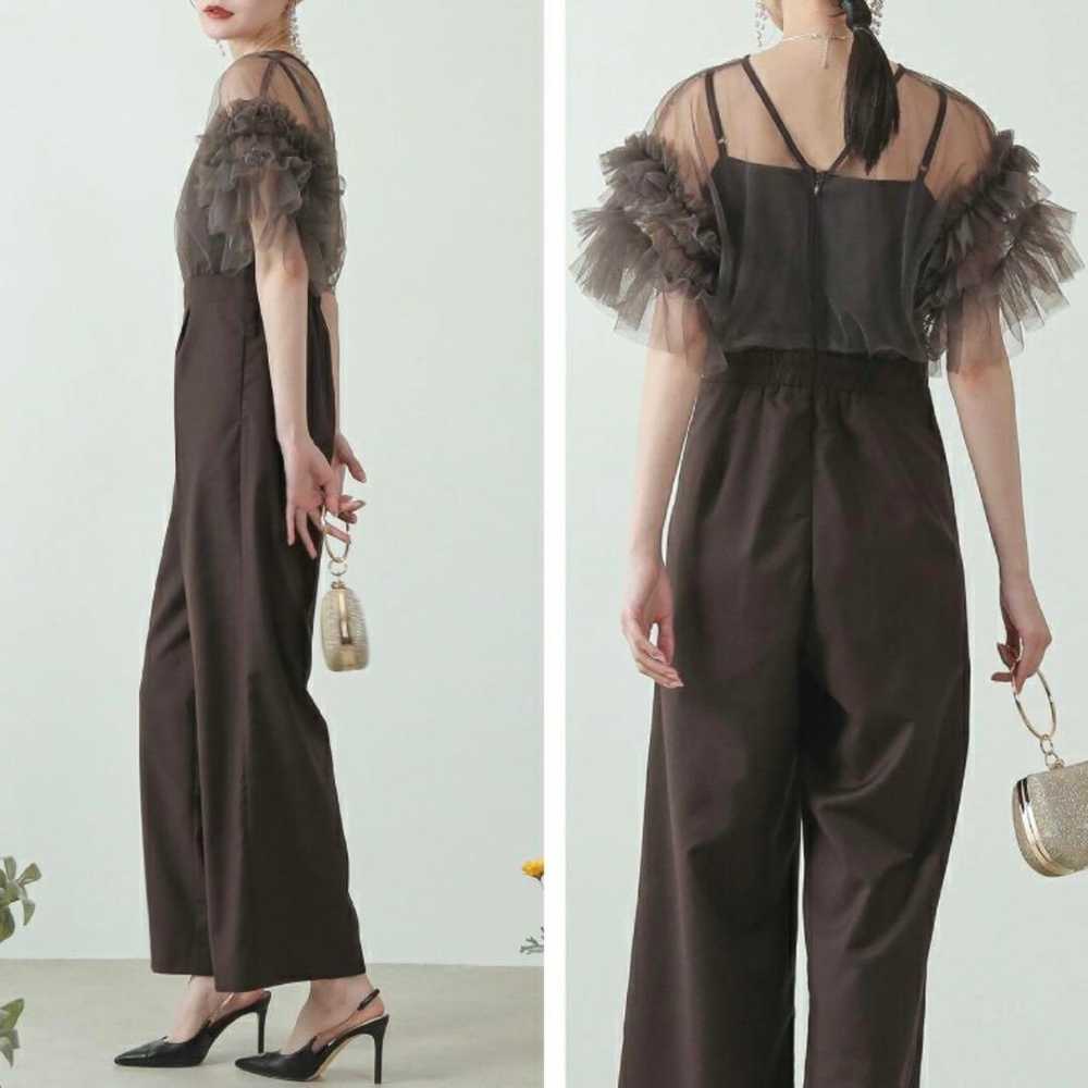 Tulle Frill High-Waisted Pants for Dressy Occasio… - image 3