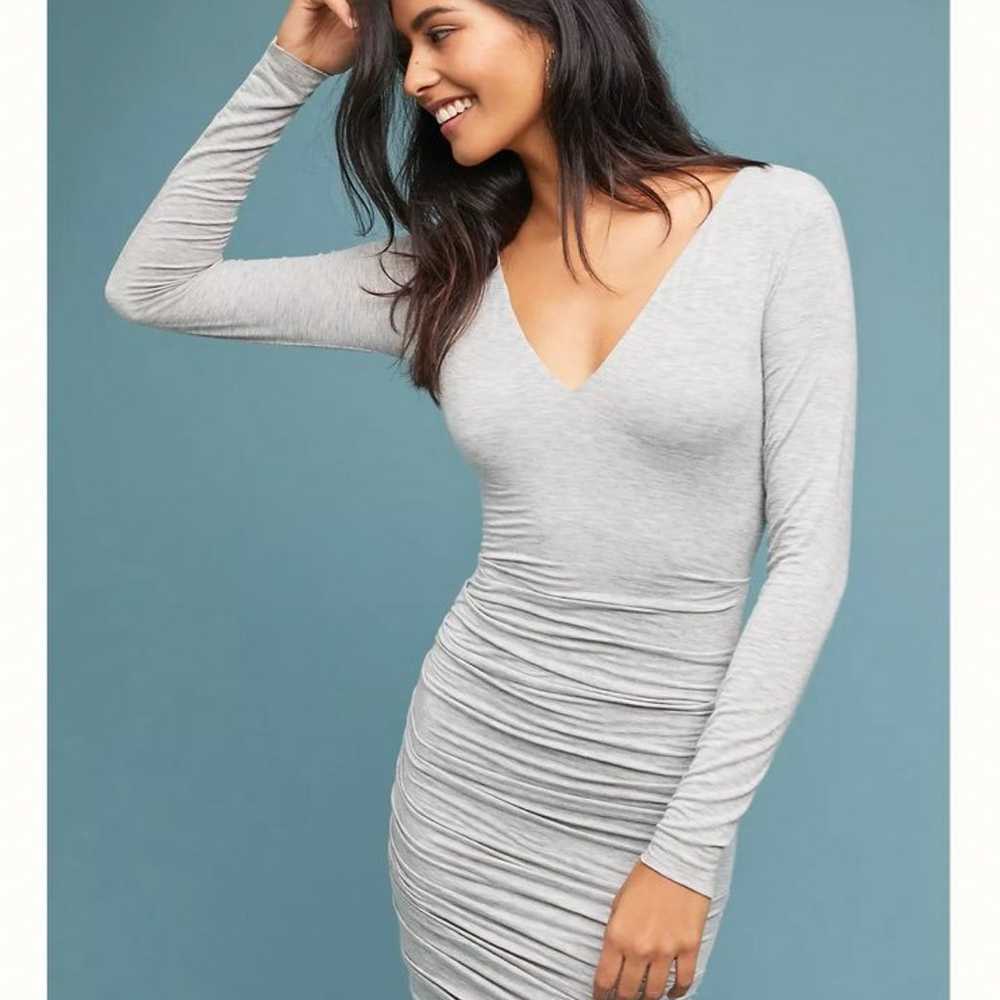 Bailey 44 grey sweat dress Anthropology - image 4