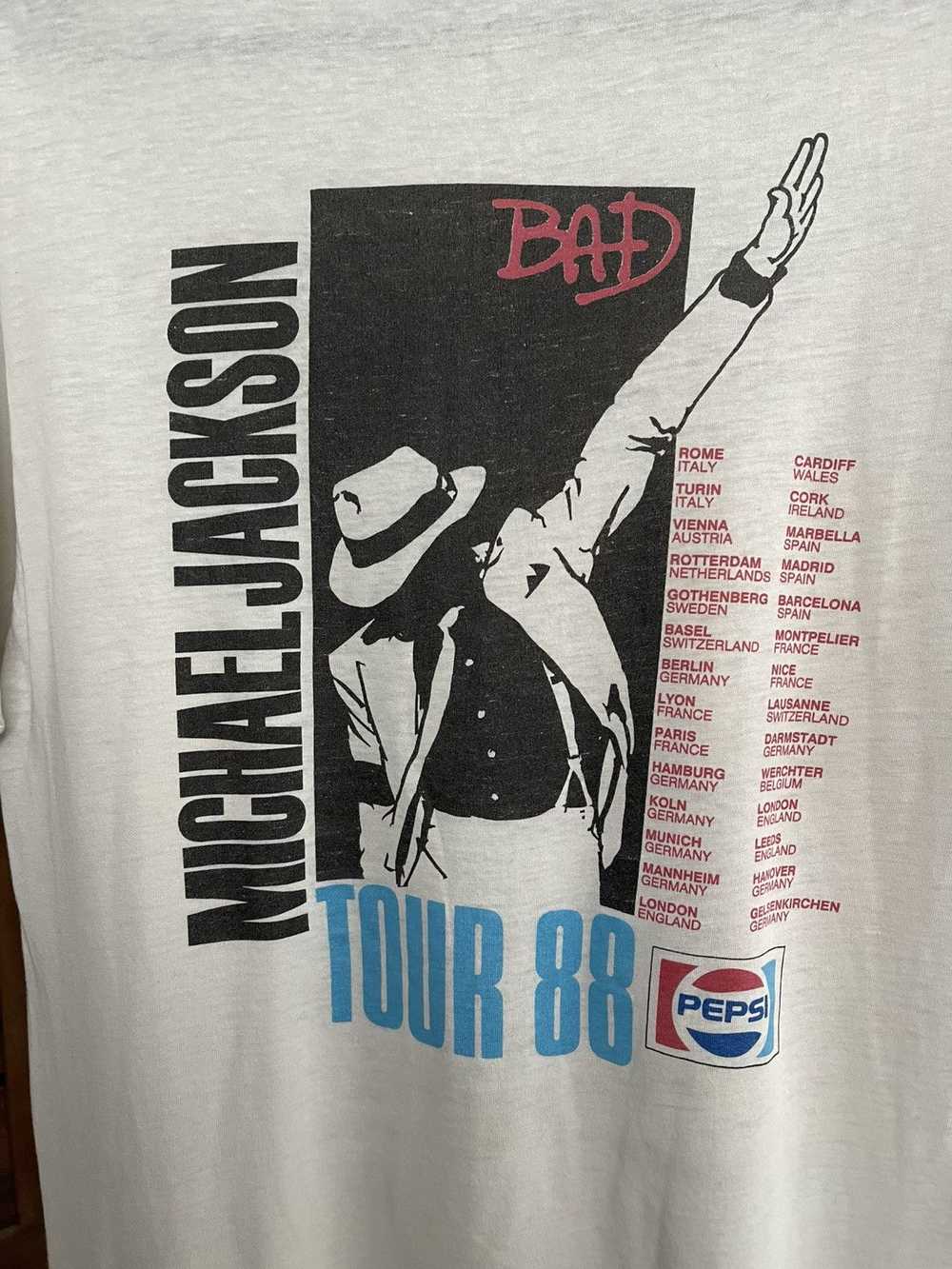 Band Tees × Michael Jackson × Vintage 1988 Michae… - image 9